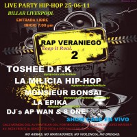 Live party hip hop | 25 junio 2011