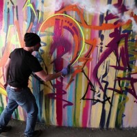 Graffiti: Olivier Roubieu | Method Man graffiti wall