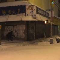 Graffiti: Amuse126 + Merlot | días de nieve en New York